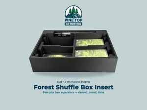 Forest Shuffle Box Insert--Base+2 Sleeved Exp Pks