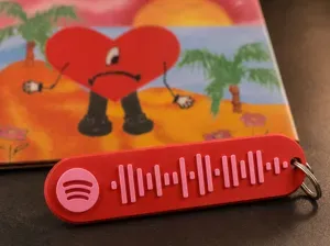 Un Verano Sin Ti - Spotify Code Keychain