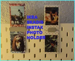 Ikea Skadis - Instax Dual Photo Holder