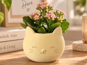 Mini Planter - Stylish Cat Head