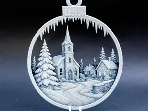 Christmas Ornament Bauble Winter Church