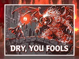 Dry, You fools! Gandalf vs the wet filament Balrog