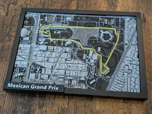 Mexican Grand Prix 3D Miniature