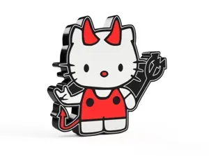Hello Kitty Devil Halloween Lightbox
