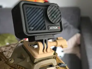 DJI Osmo Action 4 airsoft helmet mount