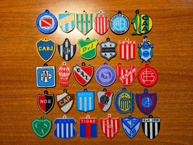 Primera División Teams 2026 - Keychains