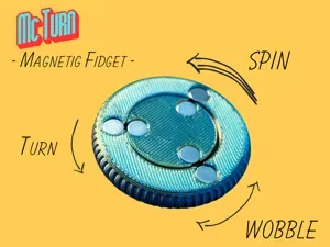 McTurn - Geschmeidiges, magnetisches Fidget