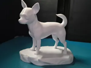 Chihuahua dog statue model
