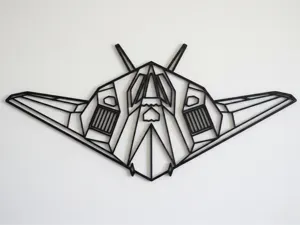 Lockheed F-117 Nighthawk Front Wall Art