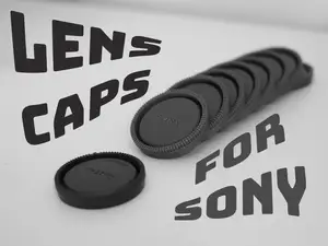 Lens caps for Sony mount