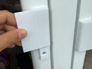 Fixed Door Window Handle with Hidden Screw
