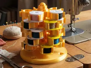 Modular Bobbin Tower Organizer