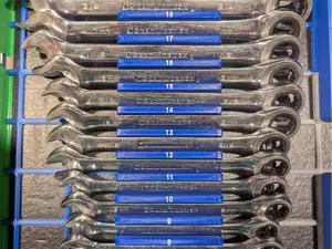Gridfinity 14 Wrench SAE and Metric Organizers