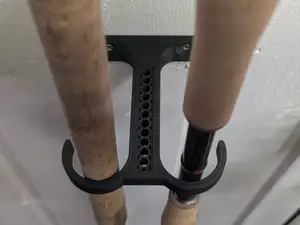 Fishing Rod Ceiling Hanger for 2 rods -Very sturdy