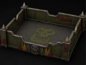 Ork dice tray - 40k Armageddon Warhammerr style