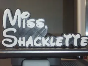 Teachers Name Plate
