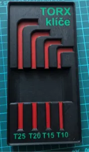 Gridfinity 4x2x3U Box for torx wrenches (small)
