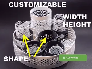 Customizable Round Container Generator – SCAD