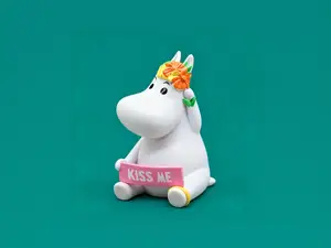 歌妮kiss me-荷兰姆明Moomin小肥肥家族摆件女童涂色玩具
