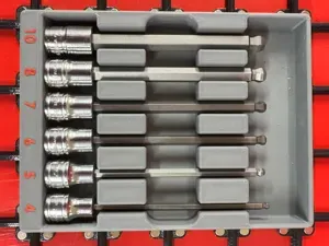 Gridfinity Snap-On Ball Hex Tray Metric