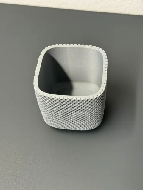Plant Pot double Rib rounded cube — Фото 8 из 8