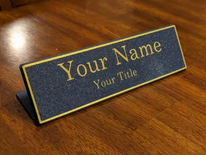 Custom Name Plate - Flush Surface