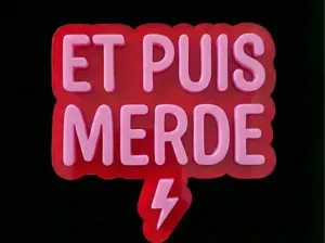 Et Puis Merde – Porte-clé Saint-Valentin 3D