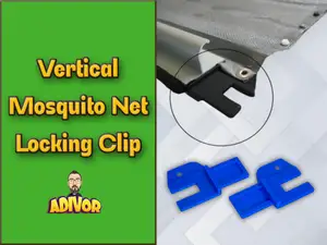 Vertical Mosquito Net Locking Clip