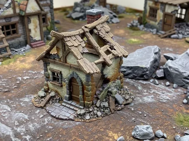 Small ruined cottage - DND terrain