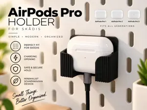 AirPods Pro Holder for IKEA SKÅDIS –Scandi Design