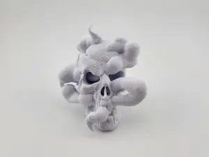 Door Handle skull Bambu Lab p1 X1 CARBON