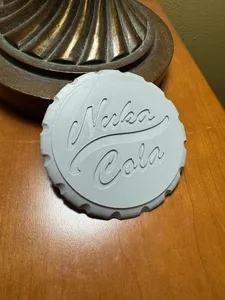 Fallout Nuka Cola Logo Bottle Cap Drink Coaster