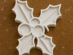 Holly Leaves Cookie Cutter