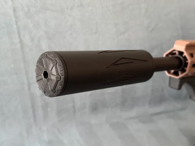 Airsoft Suppressor 14 M4/AR-15 14mm CCW — Фото 4 из 5
