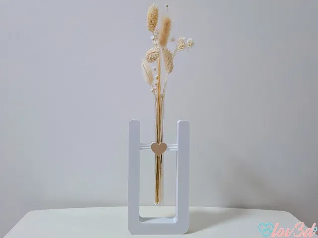 String Art Heart Vase (Tube Holder) — Image 5 of 6