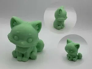 Chibi Sitting Cat – Adorable Companion Figurine