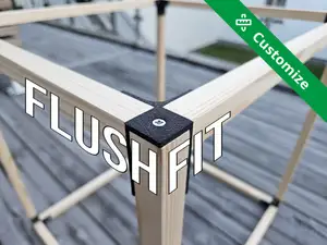 FlushFit Corner Bracket (No Gaps! No Wobble!)