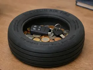 Aviation Airplane Tire Catchall Tray-Tire Series 6