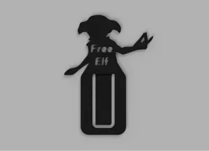 3D Dobby Elf Bookmark