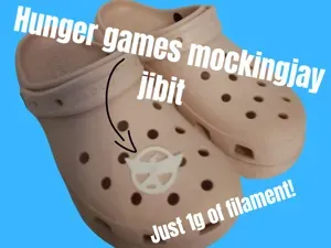 Hunger games mockingjay croc jibit
