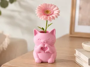 Vase - Cat Heart Hands