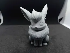 Flareon Figure Pokemon Fanart Creature Toy Kids