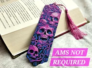 Magenta Skullture - Bookmark