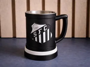TAZA CHOPP CERVECERO 500 ML SANTOS FC