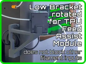 TPU Feed Assist module rotated lower mount for H2