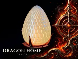 Dragon Egg LED Lamp with Talon Cradle (S/M/L)