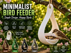 Minimalist Hanging Bird Feeder