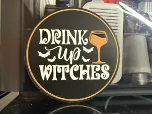 DRINK UP WITCHES HALLOWEEN COASTER