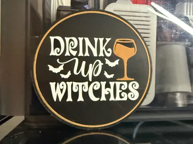 DRINK UP WITCHES HALLOWEEN COASTER