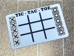 Wallet Sized Tic Tac Toe Game